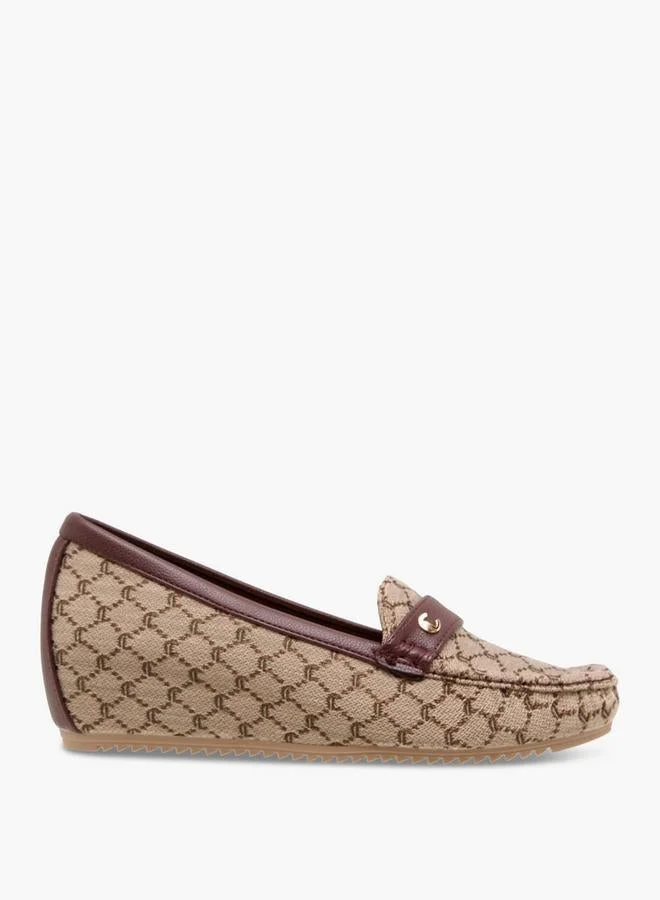 Le Confort Women Jacquard Textured Loafers